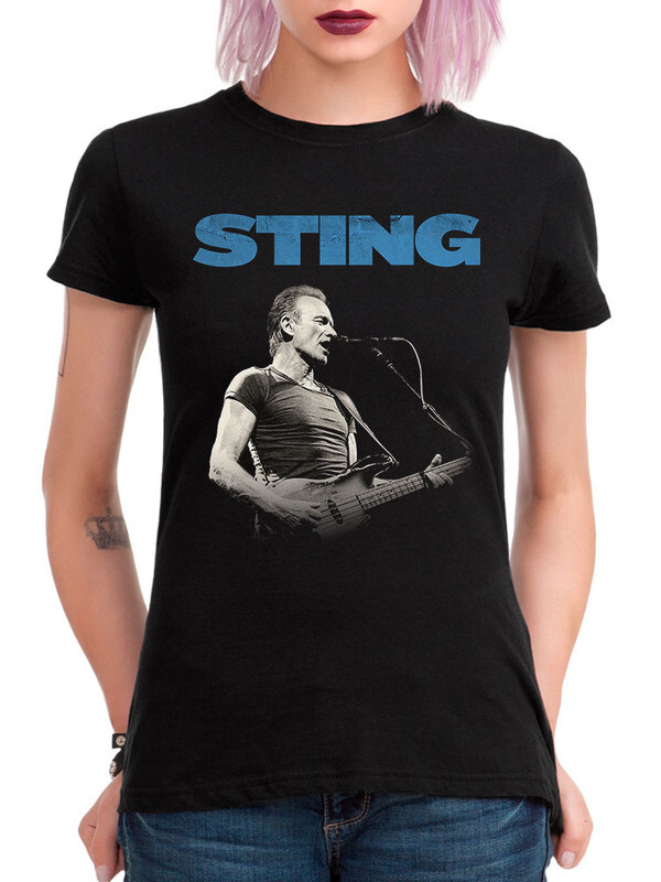 фото Футболка женская design heroes sting - стинг черная 2xl