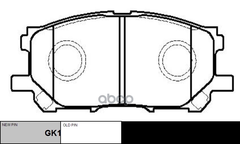 

Колодки дисковые передние\ lexus rx300 all 03 1шт CTR CKT-45