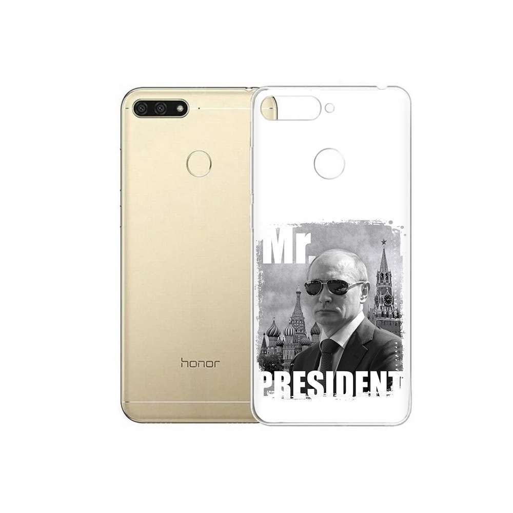 

Чехол MyPads Tocco для Huawei 7C Путин (PT111175.61.141), Прозрачный, Tocco