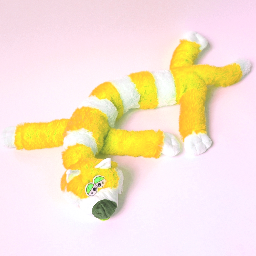 Мягкая игрушка TOY and JOY Кот Багет 100см желтый BEL-03356-YELLOW мягкая игрушка sun toys кот багет желтый 90 см