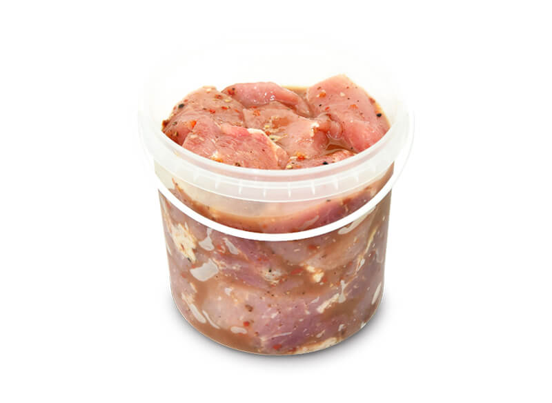 фото Шашлык из свинины из лопатки в томатном соке охлажденный nobrand