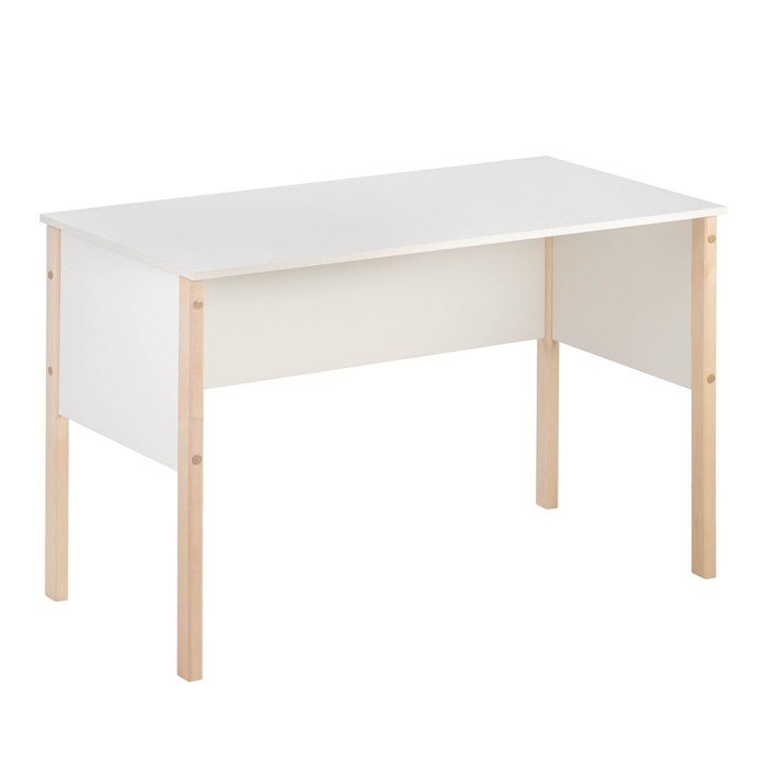 

Клик Мебель Стол письменный Форфаттер, 1200x600x750, массив сосны, белый