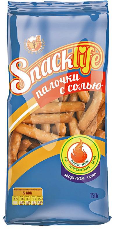

Палочки Snack Life пшеничные с солью 150 г
