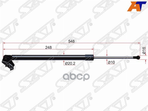

SAT ST-EG21-63-620C Амортизатор крышки багажника MAZDA CX-7 06- LH 1шт