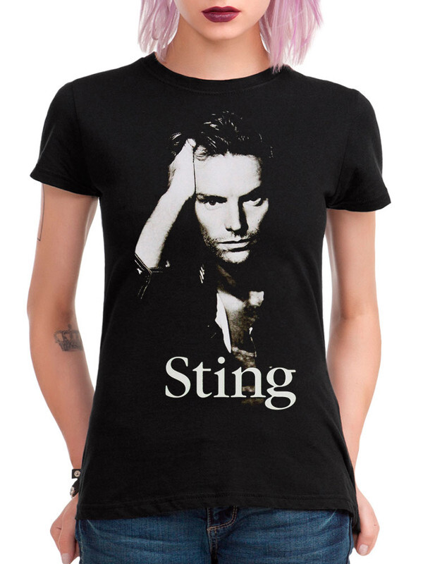 фото Футболка женская design heroes стинг - sting черная 3xl