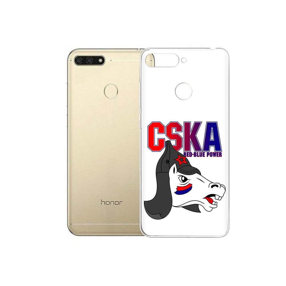 

Чехол MyPads Tocco для Huawei 7C ФК ЦСК лошадка россия (PT111175.61.179), Прозрачный, Tocco