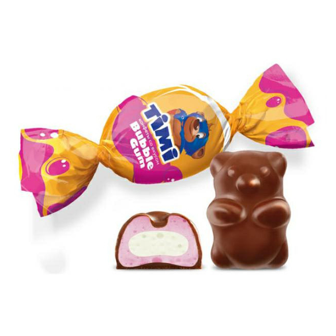 

Конфеты суфлейные Konti Timi со вкусом Bubble Gum 155 г