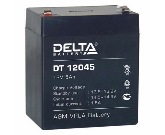 фото Аккумулятор delta dt 12045