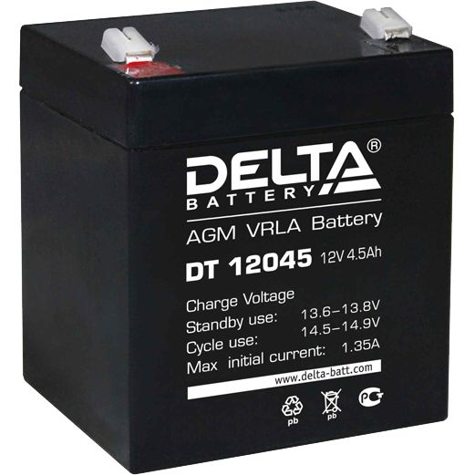 Аккумулятор для ИБП Delta DT 12045