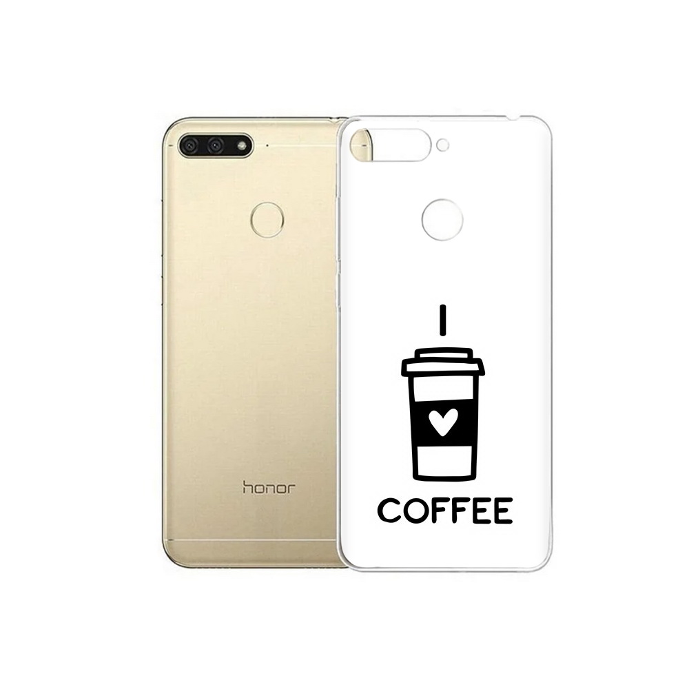 

Чехол MyPads Tocco для Huawei 7C Я люблю кофе (PT111175.61.206), Прозрачный, Tocco