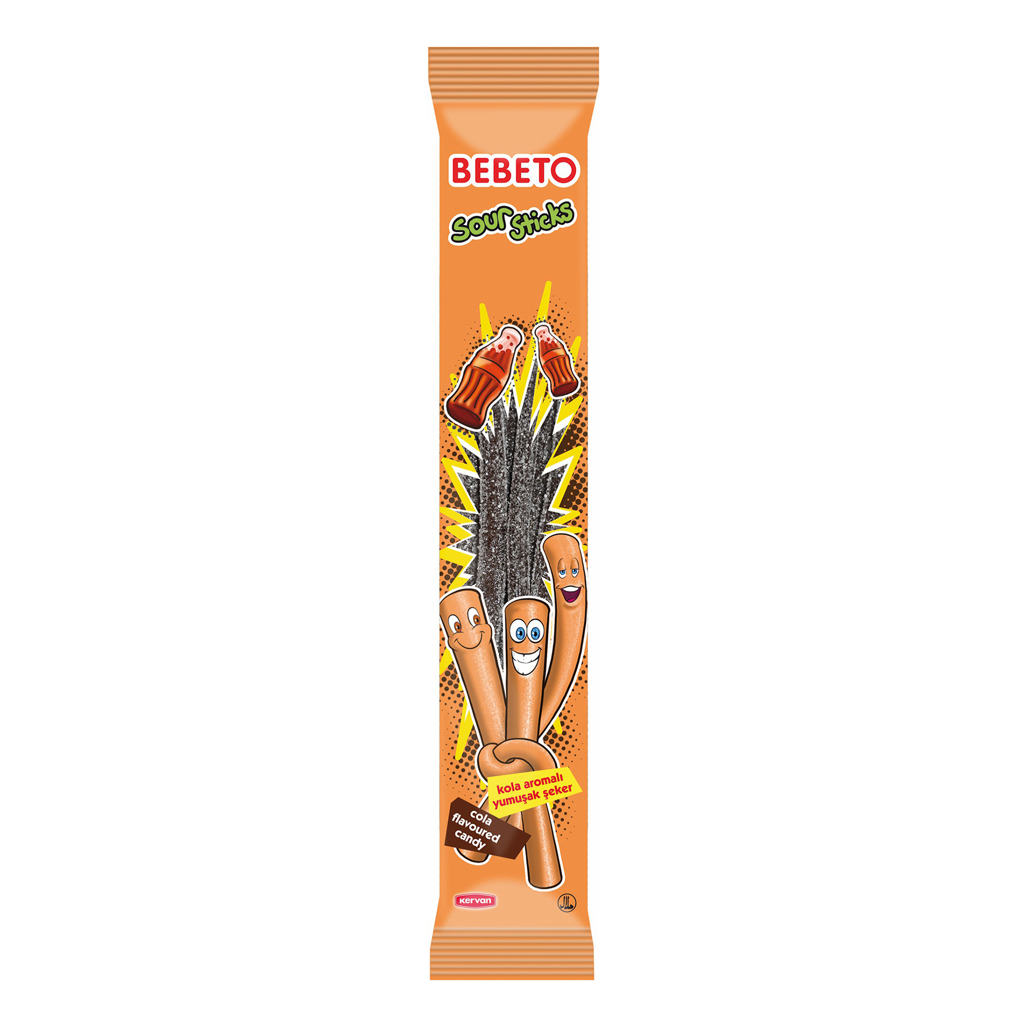 

Мармелад Bebeto Sour Sticks жевательный со вкусом колы 35 г