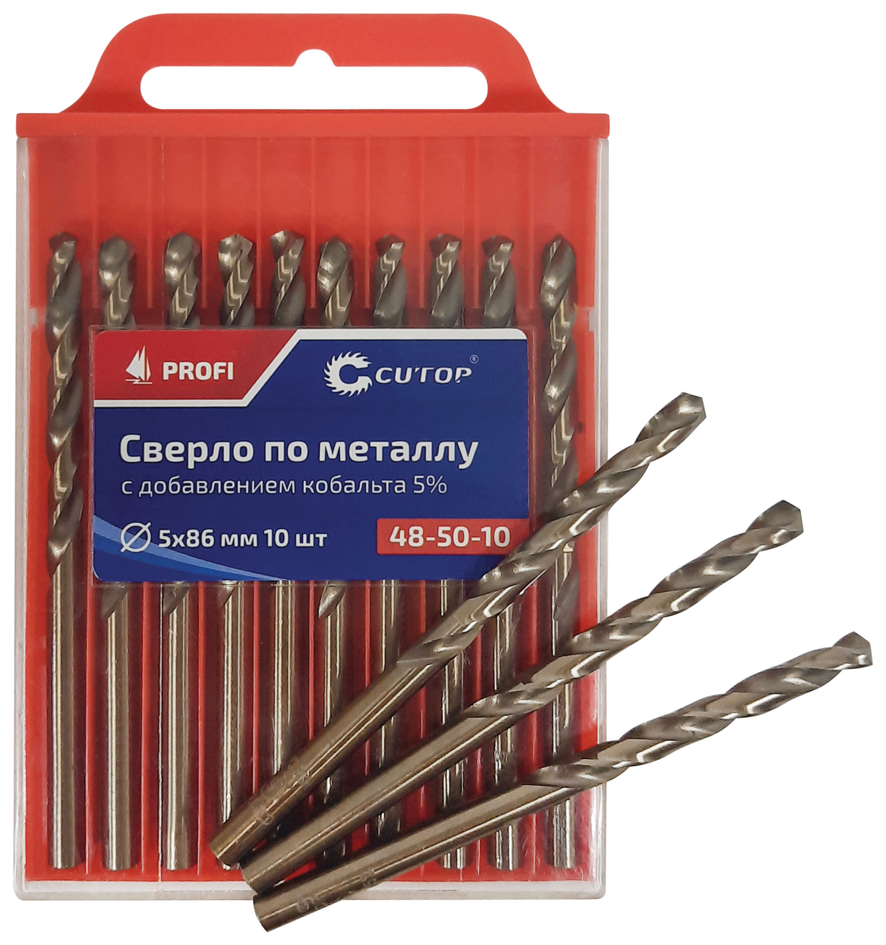 

Сверло по металлу Cutop Profi с кобальтом 5%, 9,5 x 125 мм (5 шт)