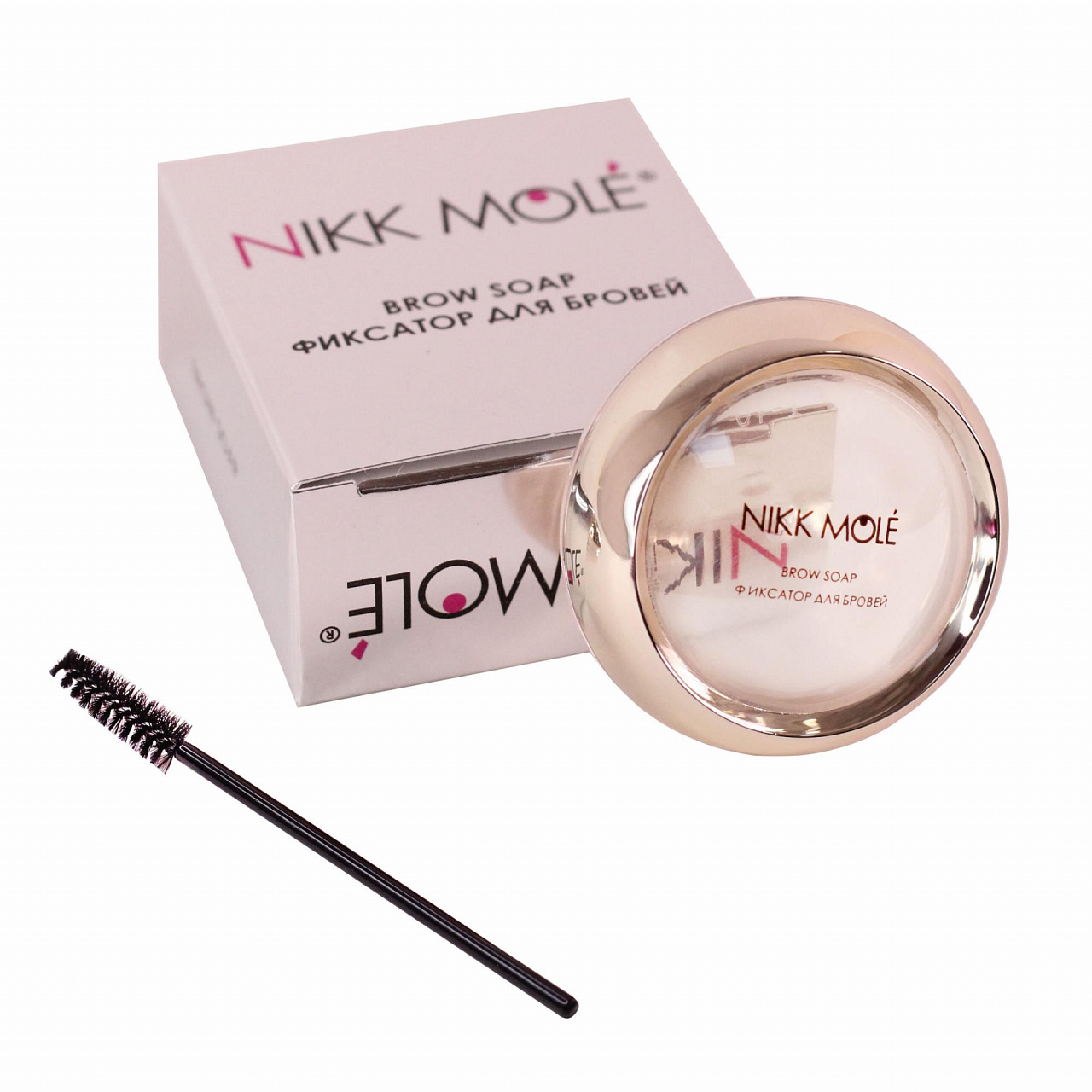 Фиксатор для бровей Nikk Mole Brow Soap (Кокос) механический карандаш для бровей nikk mole шоколад