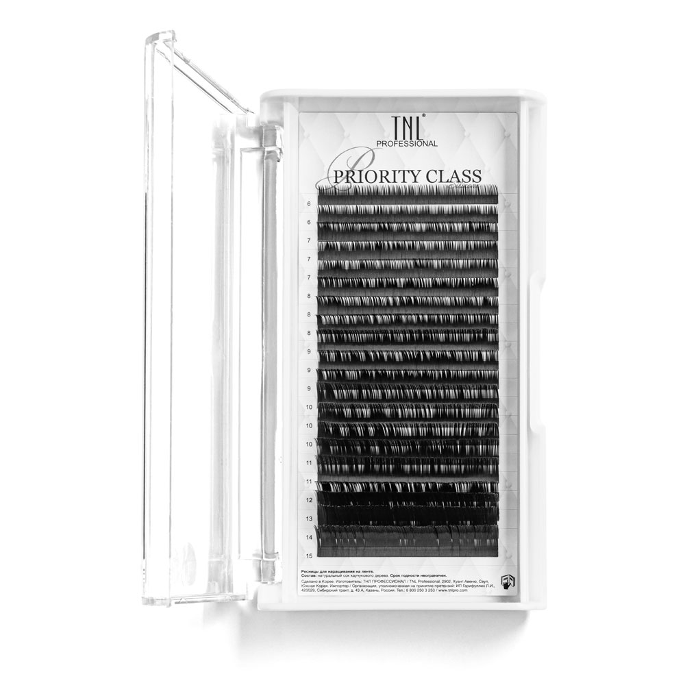 

Ресницы TNL (Priority Class) MIX №3 C, 0.10, (6-15 мм), 20 линий, Черный