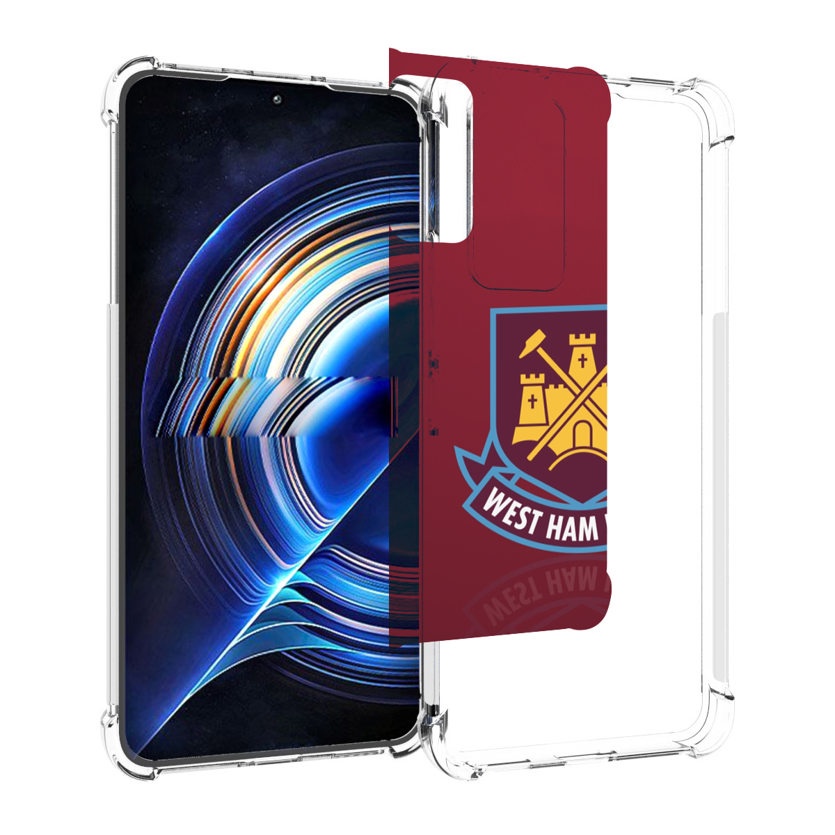 

Чехол MyPads фк вест хэм мужской для Tecno Camon 19 Neo, Прозрачный, Tocco