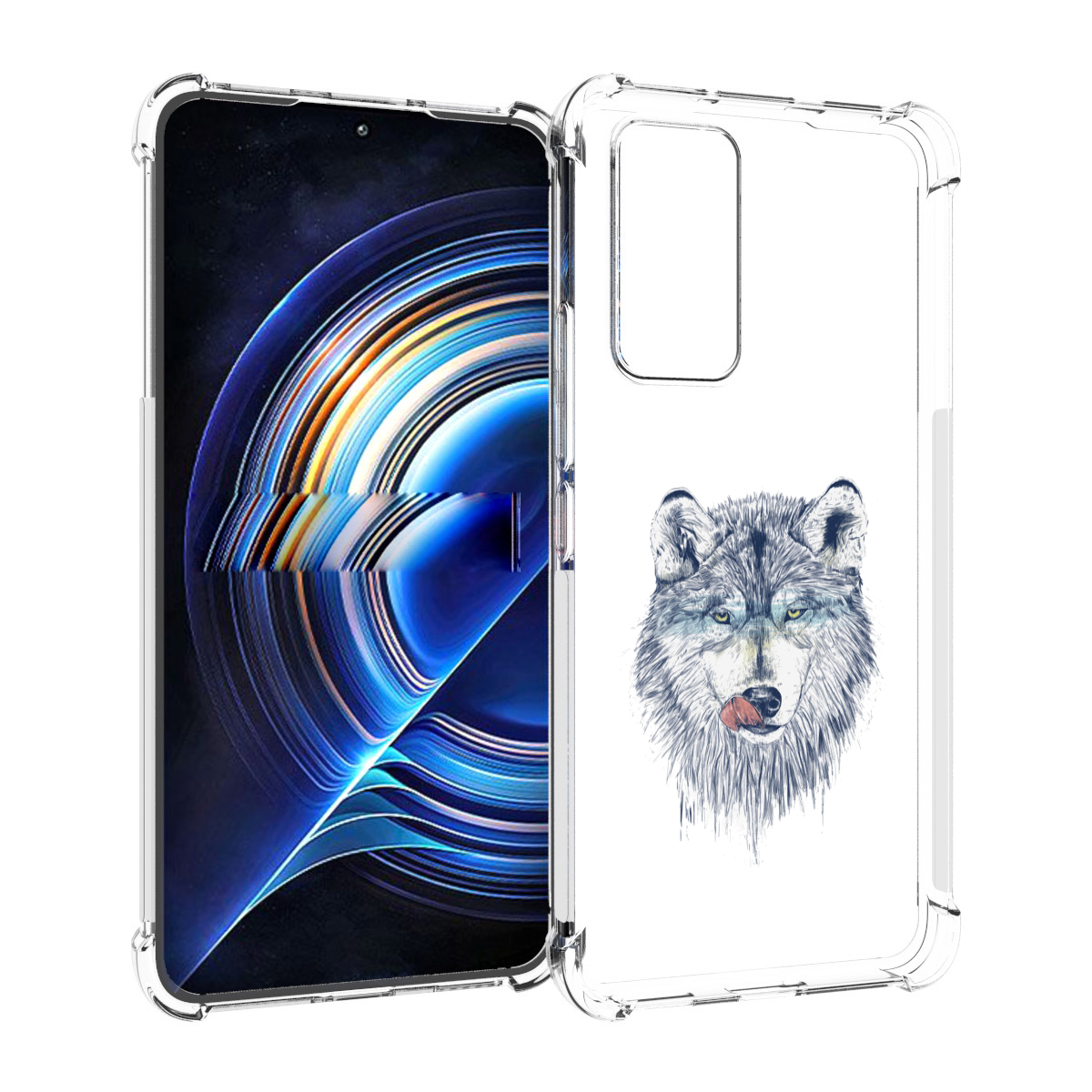 

Чехол MyPads голодгый волк для Tecno Camon 19 Neo, Прозрачный, Tocco
