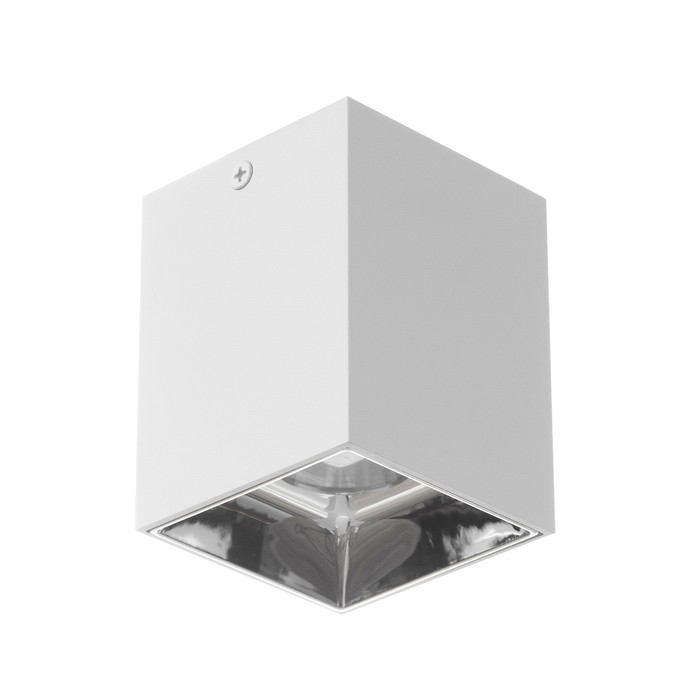 Светильник BayerLux Кубик, 9901337 10Вт DIM220 белый серебро 7,5х7,5х9,5см