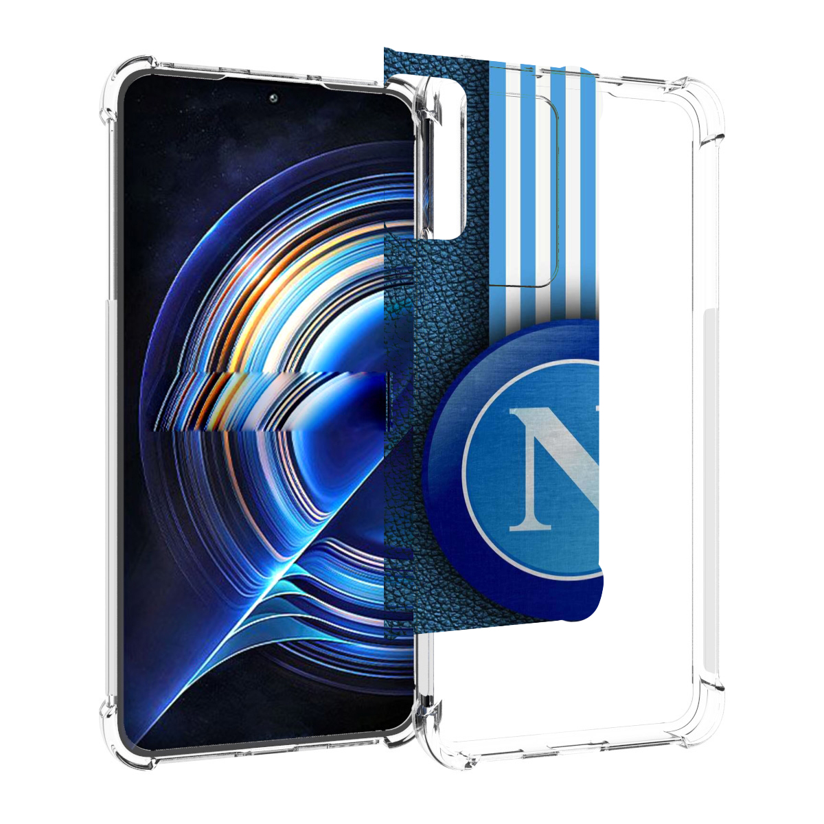 

Чехол MyPads фк наполи мужской для Tecno Camon 19 Neo, Прозрачный, Tocco