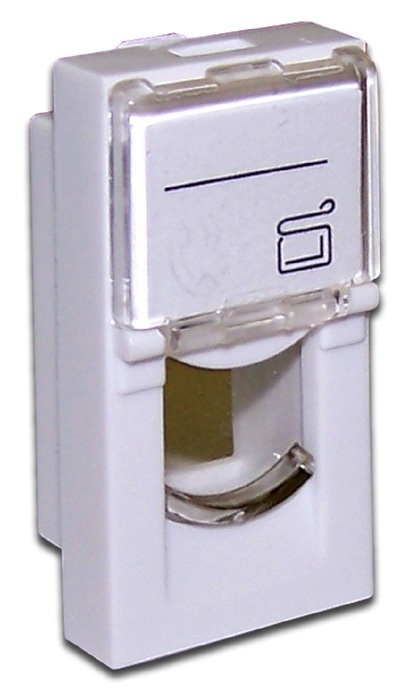 

Вставка Lanmaster LAN-SIP-22L-WH DN22,5x45, белая, Белый