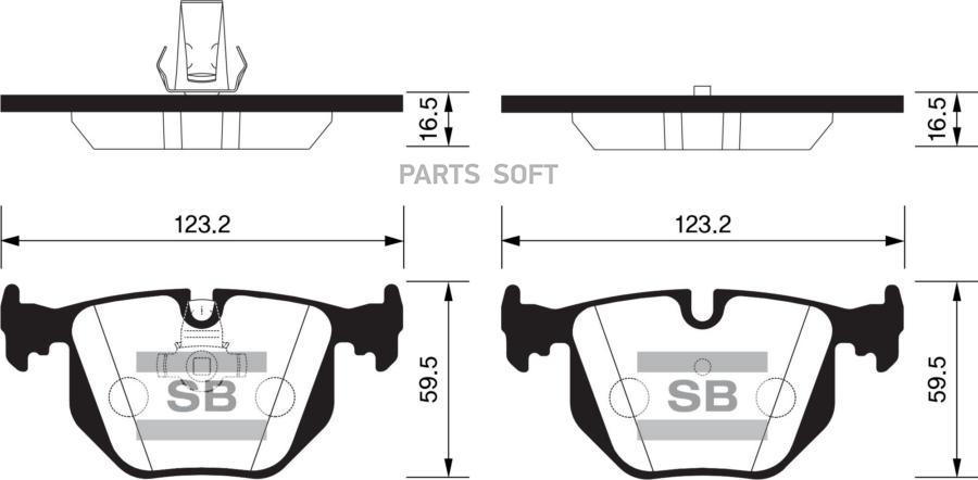 

Колодки Тормозные Задние Bmw 3 Iv (E46) (1998-2007)/ 5 Iii-Iv (1988-2004)/X5 I (E53) (1999