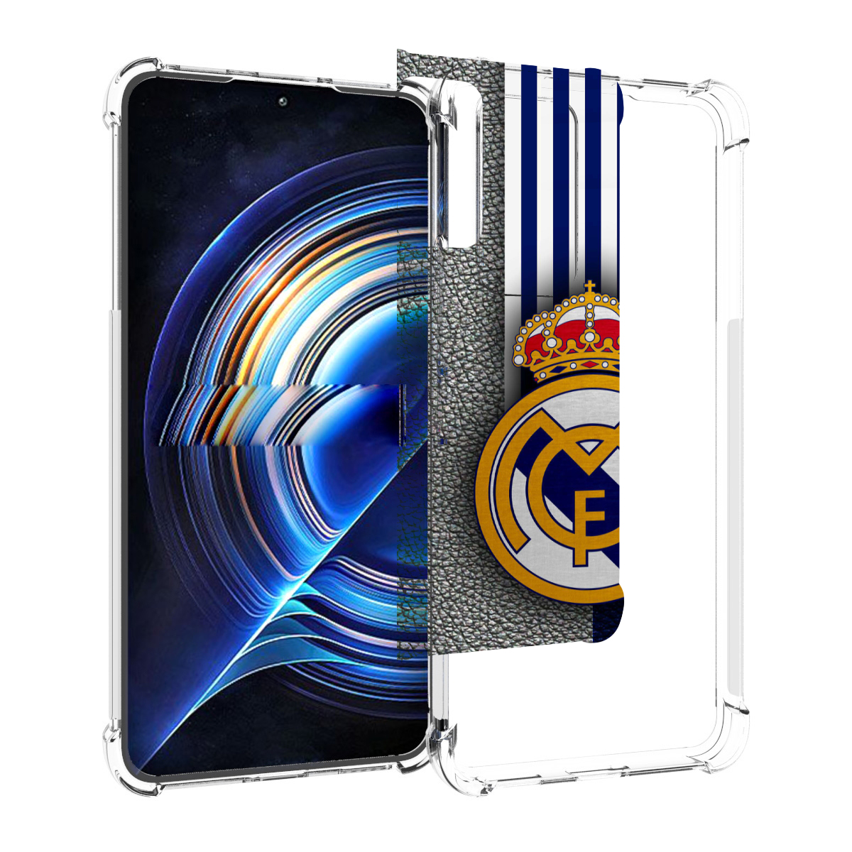 

Чехол MyPads фк реал мадрид мужской для Tecno Camon 19 Neo, Прозрачный, Tocco