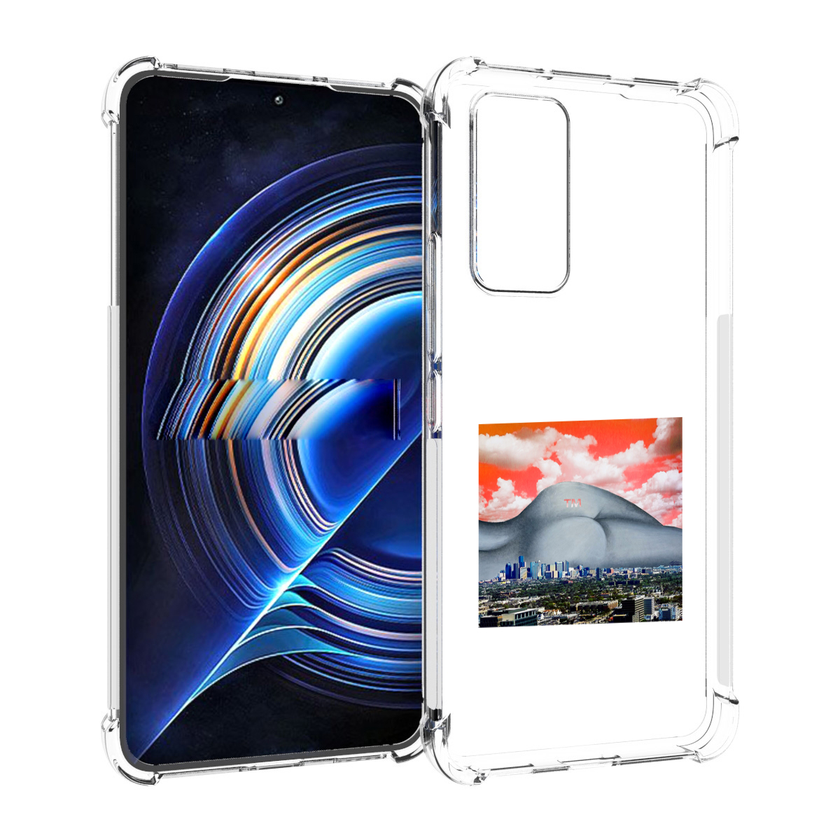

Чехол MyPads город с девушкой на фоне для Tecno Camon 19 Neo, Прозрачный, Tocco