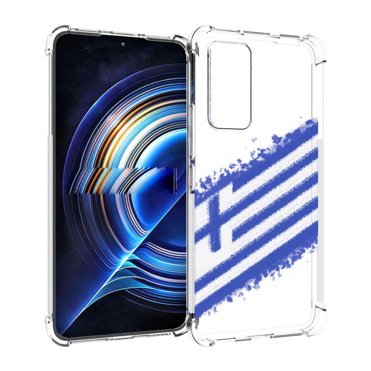 

Чехол MyPads флаг Греции для Tecno Camon 19 Neo, Прозрачный, Tocco