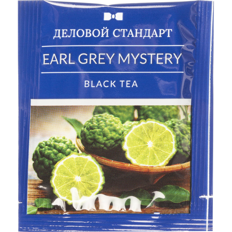 Чай Деловой Стандарт Earl grey mystery черн.с бергамотом 100 пакx2гр