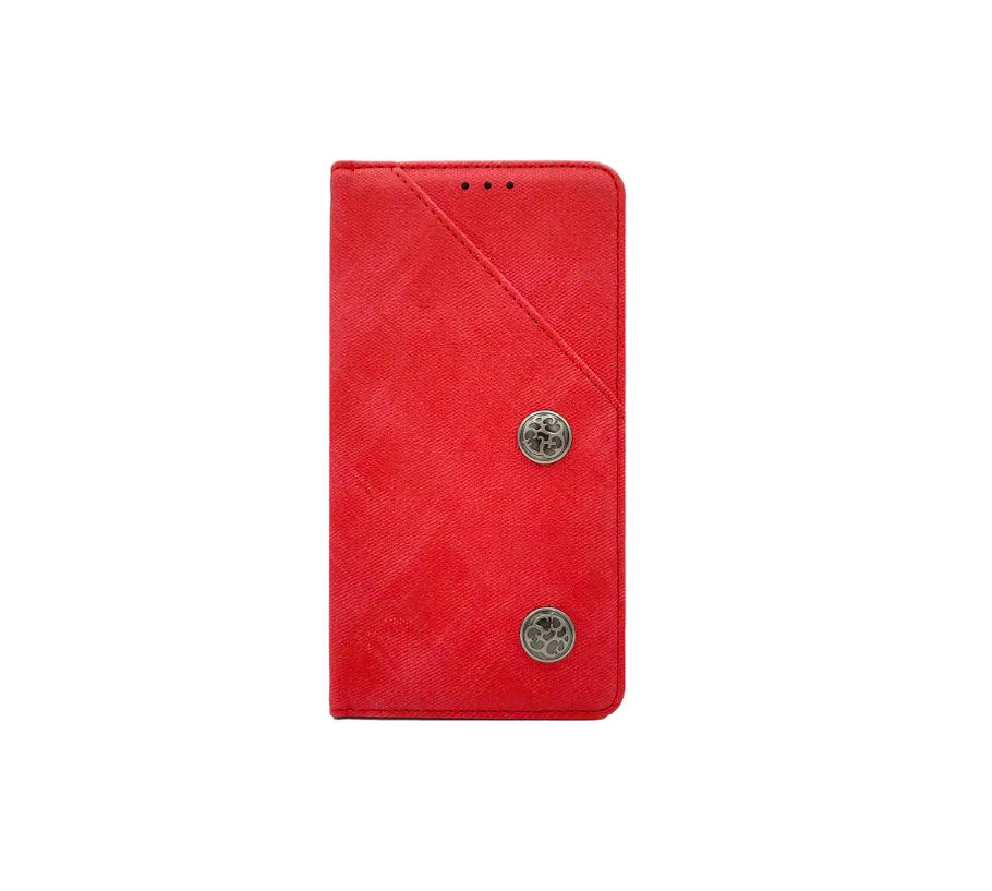 фото Чехол mypads для iphone 5 / 5s/ se/ 5se c декоративными пуговицами и визитницей красный nobrand