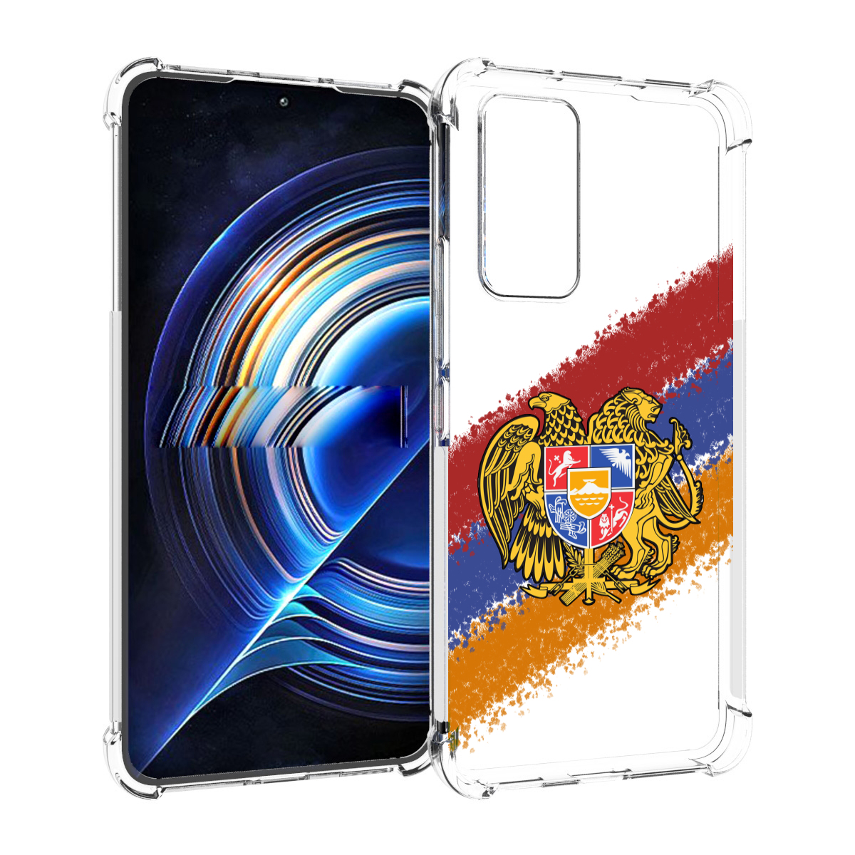

Чехол MyPads флаг герб Армении для Tecno Camon 19 Neo, Прозрачный, Tocco