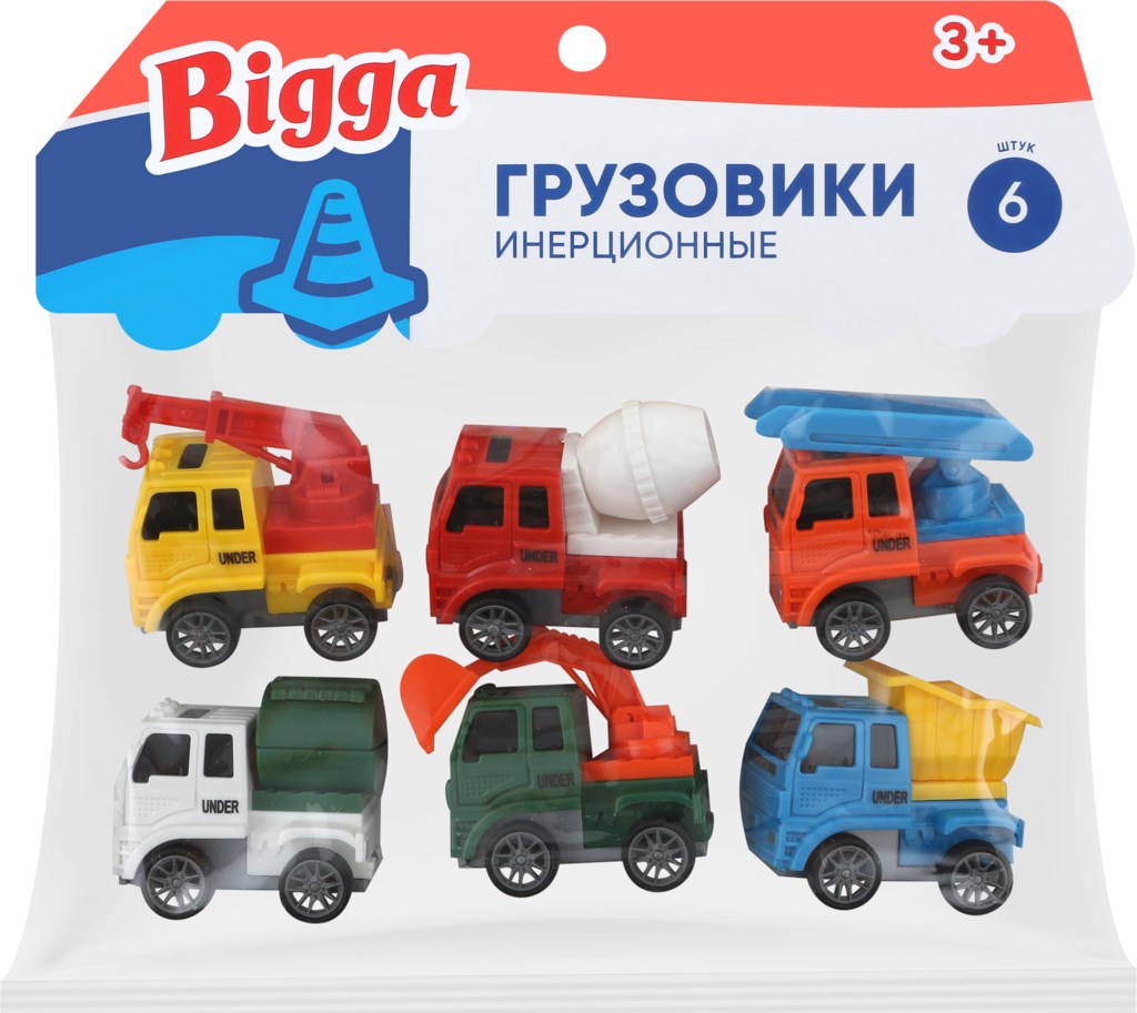 фото Спецтехника грузовики инерционные bigga 6 шт