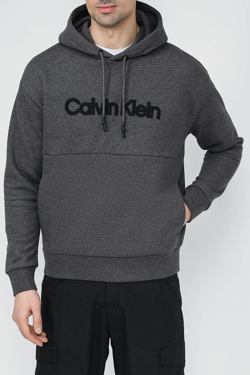 Худи мужское Calvin Klein K10K112726 серое S