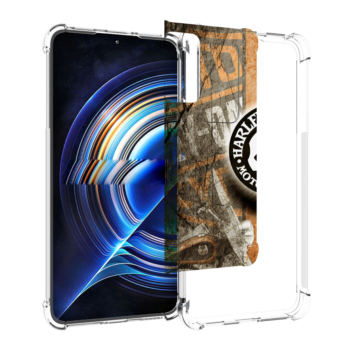 

Чехол MyPads харлеи девидсон для Tecno Camon 19 Neo, Прозрачный, Tocco