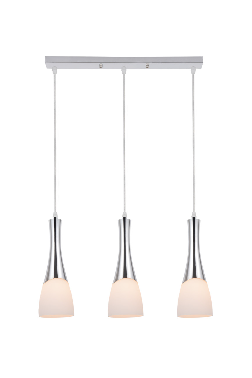 

Подвесной светильник Escada 10167/3S E27*60W Chrome/White, 120х530х1250