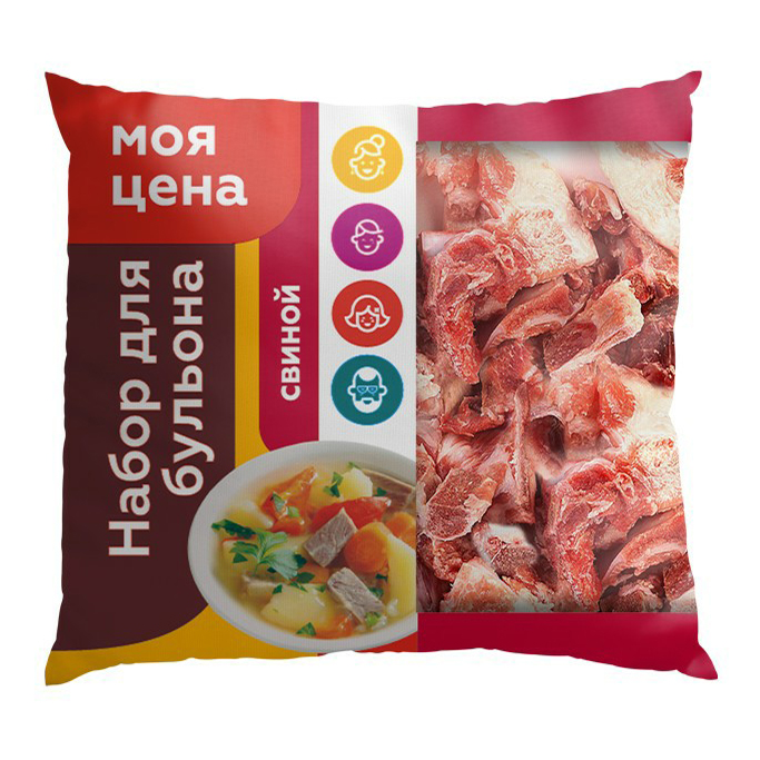 

Суповой набор свиной Моя цена замороженный 500 г