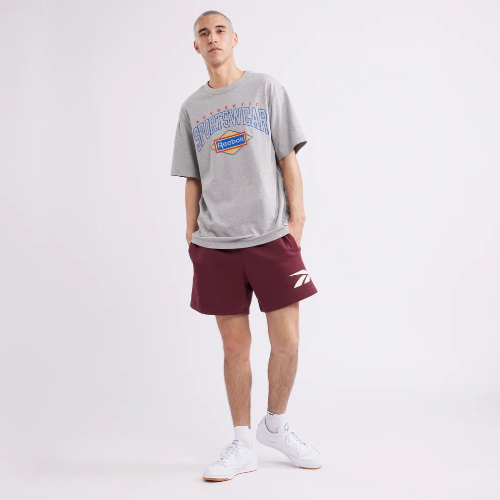 

Футболка мужская Reebok 100034540 серая S, Серый, 100034540