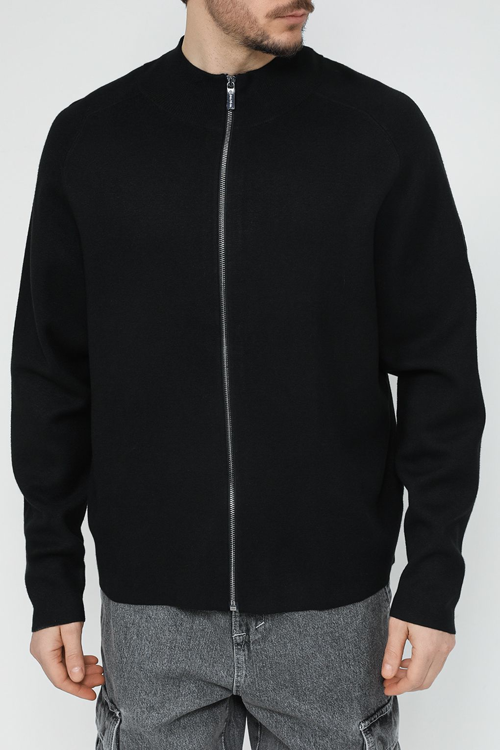 

Кардиган мужской Calvin Klein K10K112419 черный 2XL, K10K112419
