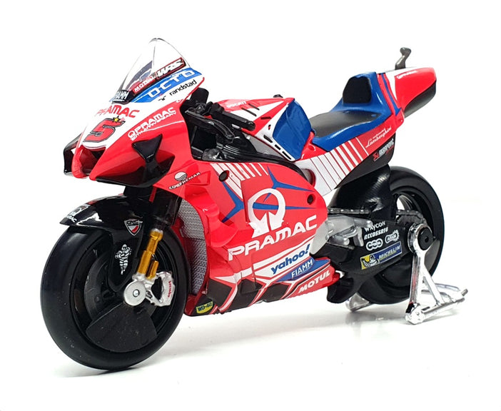 Мотоцикл Maisto 1:18 Moto GP 2021 Ducati Desmosedici 36379 maisto 1 18 2021 ducati monster panigale v4 s corse static die cast vehicles collectible hobbies motorcycle model toys