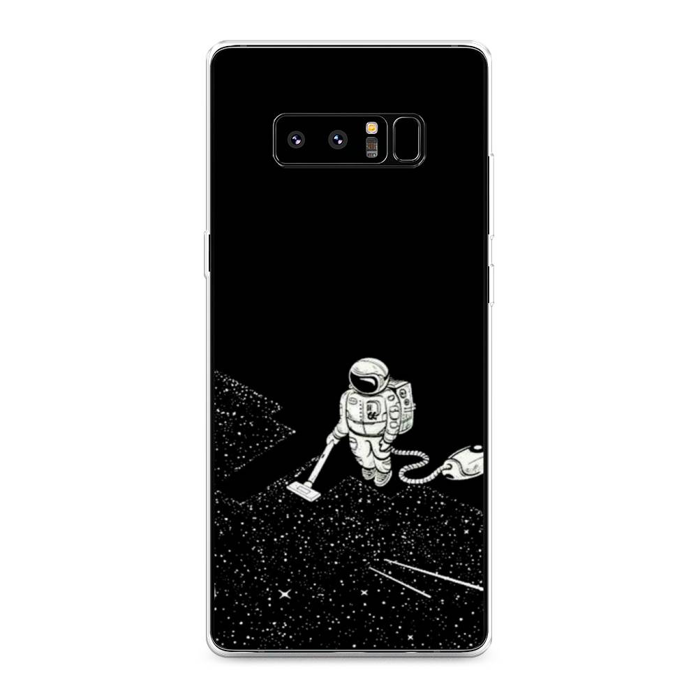 фото Чехол awog "космонавт с пылесосом" для samsung galaxy note 8