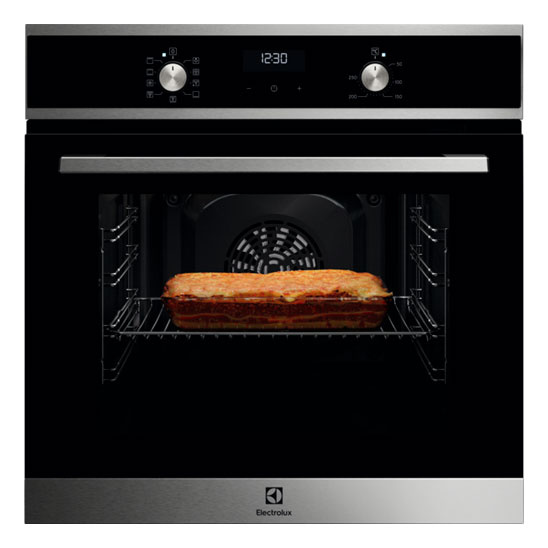 

Встраиваемый электрический духовой шкаф Electrolux EOF5H40BX серебристый, EOF5H40BX
