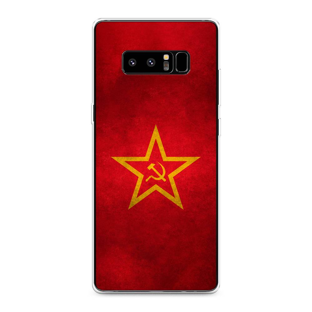 фото Чехол awog "красное знамя" для samsung galaxy note 8