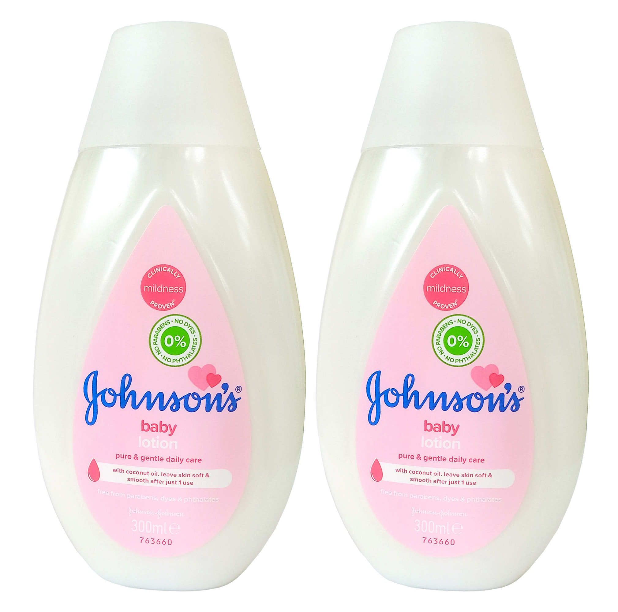 Молочко детское Johnson's Baby Baby lotion 300 мл в уп, 2 уп 600 мл, лосьон детский synergetic молочко для лица очищающее 200 мл