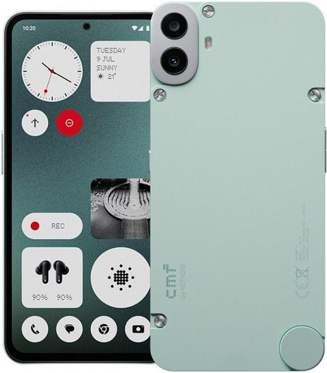 

Смартфон Nothing CMF Phone 1 8/256GB light green (77806332), CMF Phone 1