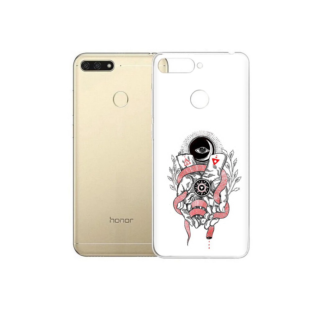 

Чехол MyPads Tocco для Huawei 7C абстрация связанные руки (PT111175.61.213), Прозрачный, Tocco