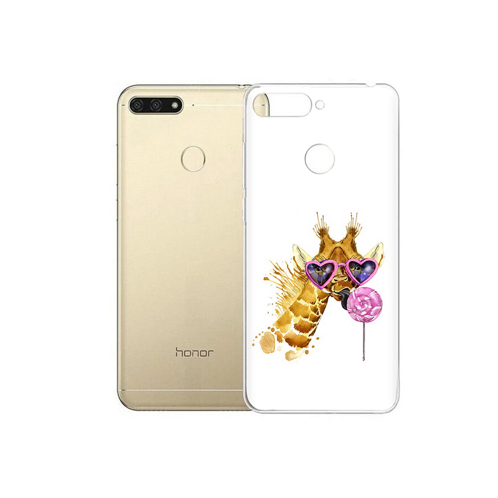 

Чехол MyPads Tocco для Huawei 7C акварельный жираф (PT111175.61.217), Прозрачный, Tocco