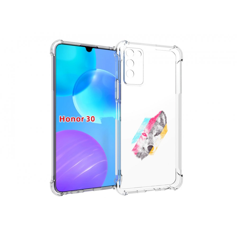 

Чехол MyPads волк градиент для Huawei Honor 30 Lite, Tocco