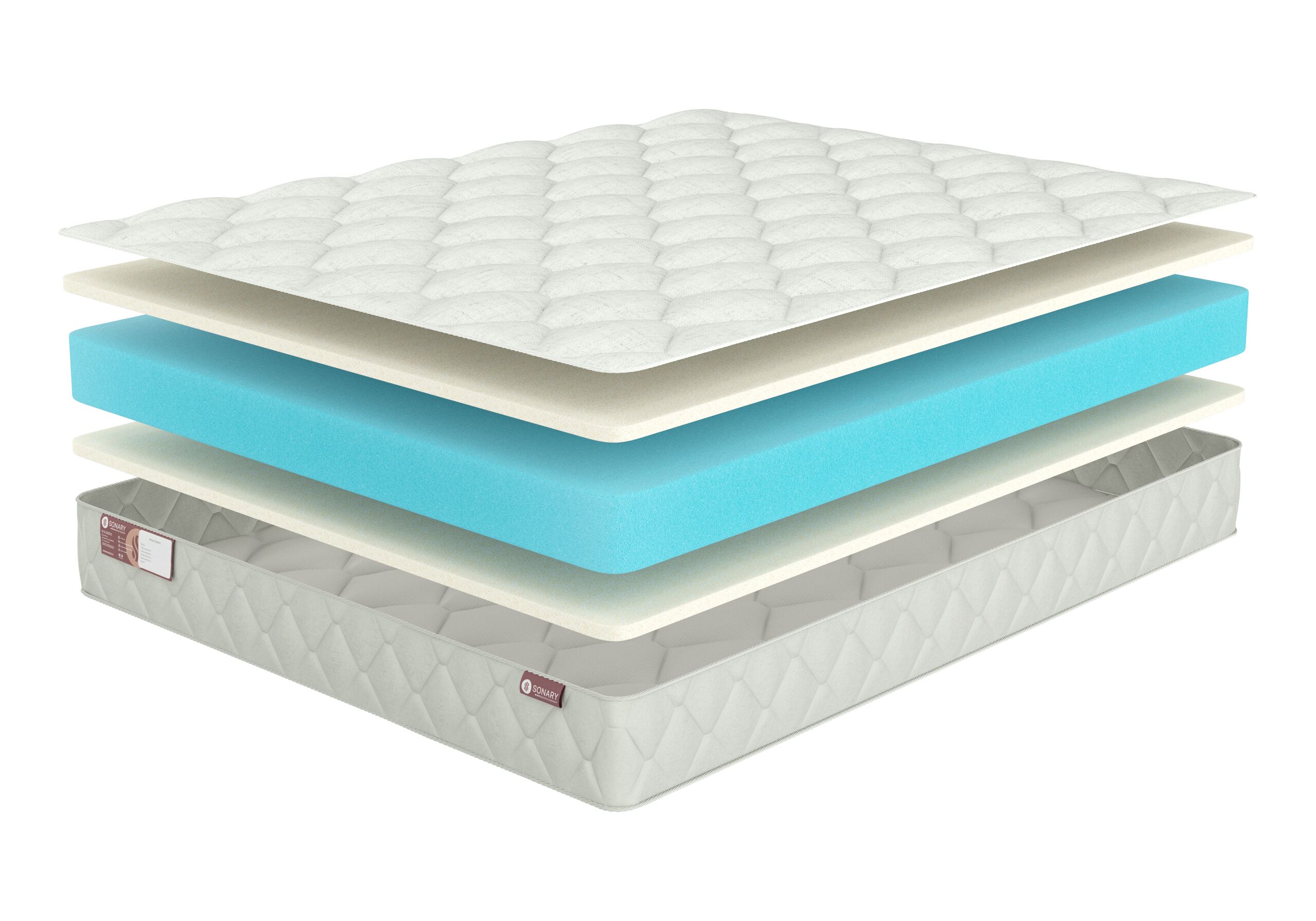 

Матрас Sonary Foam Dist 60х210, Белый, Dist