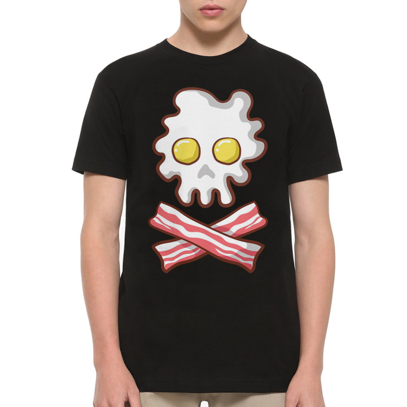 

Футболка мужская Dream Shirts Череп из Яичницы и бекона 67665522 черная 3XL, Череп из Яичницы и бекона 67665522