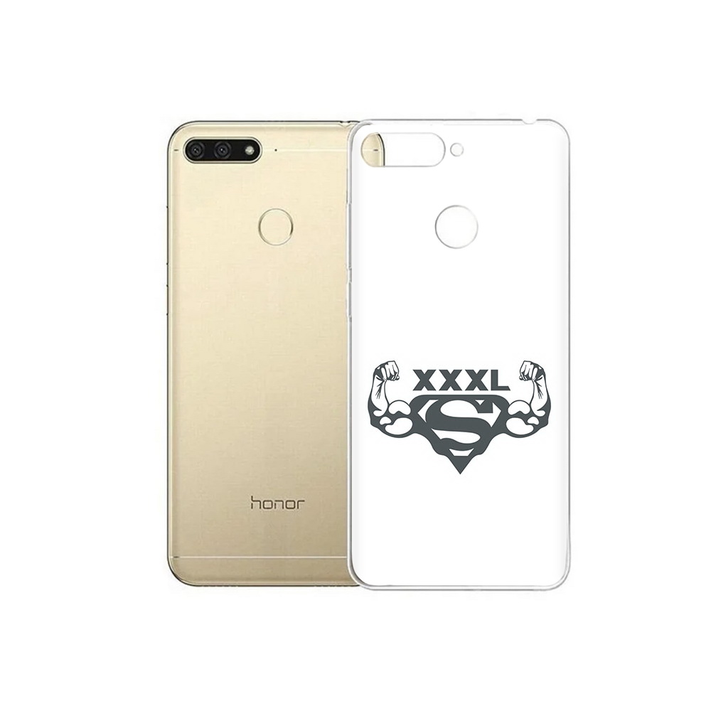 

Чехол MyPads Tocco для Huawei 7C бодибилдинг супермен (PT111175.61.237), Прозрачный, Tocco
