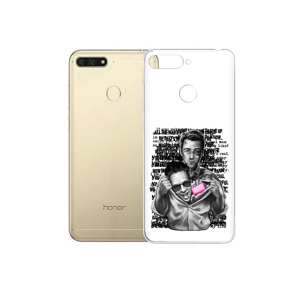 

Чехол MyPads Tocco для Huawei 7C бойцовский клуб (PT111175.61.242), Прозрачный, Tocco